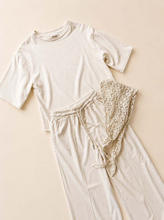Coordinato Bandana crema