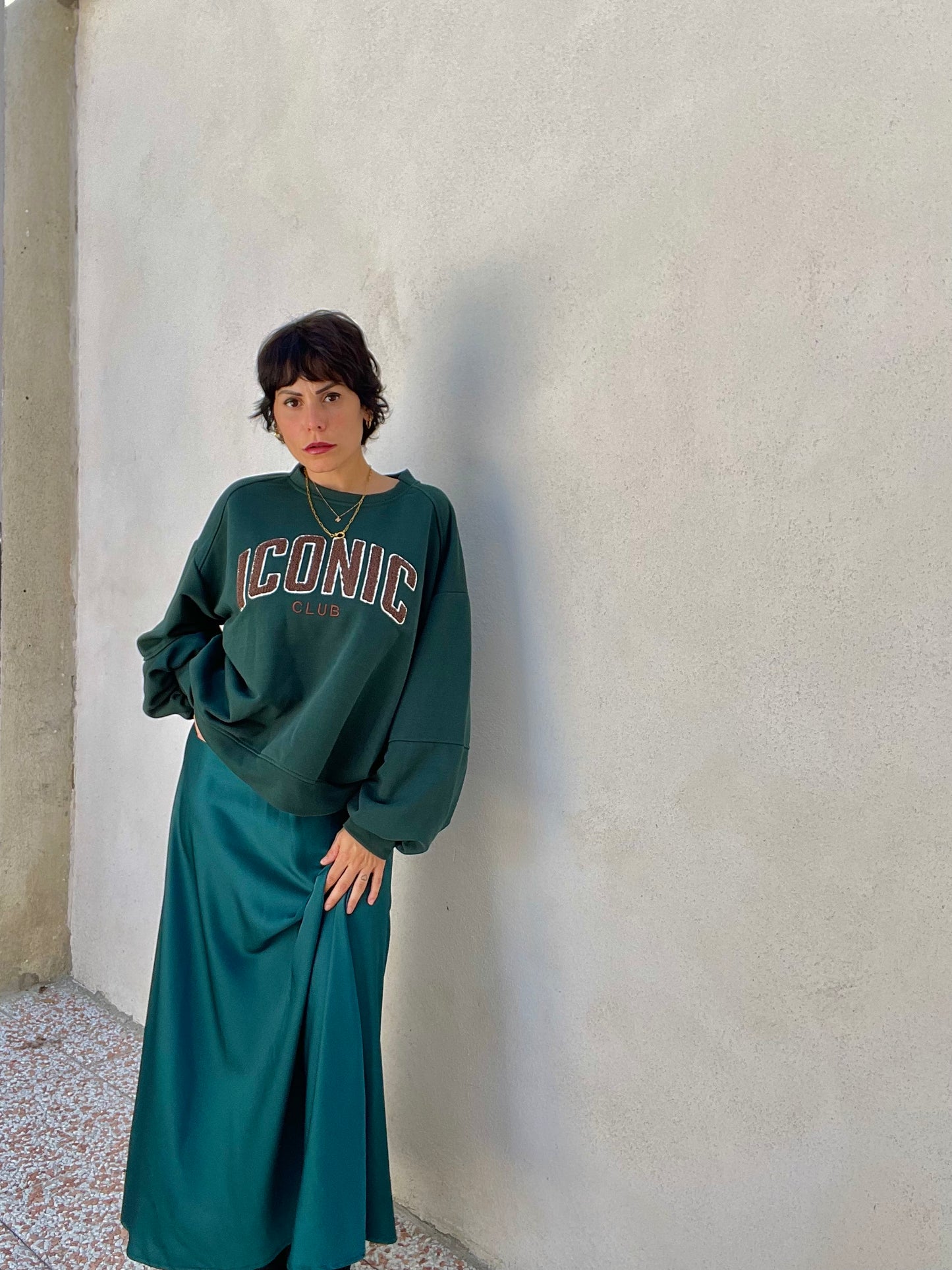Felpa Iconic Verde