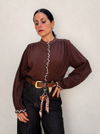 Camicia bordo nuvola