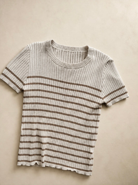 T-shirt in maglina bicolor