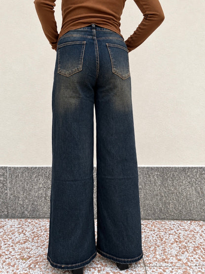 Jeans Denim Vintage Wide Leg