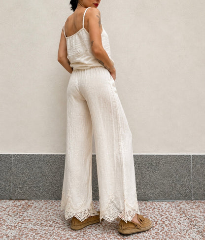 Pantalone Eivissa ricamato