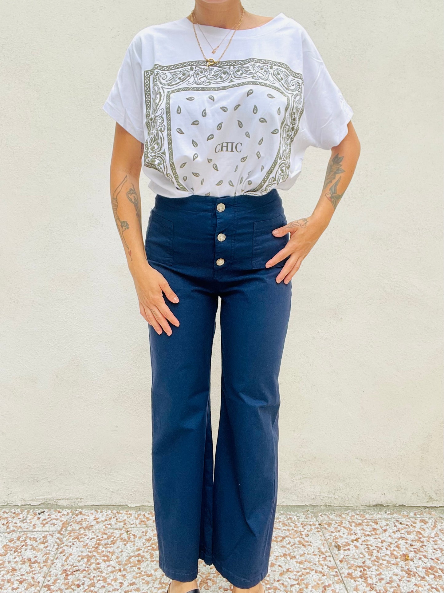 Jeans Buttons blu