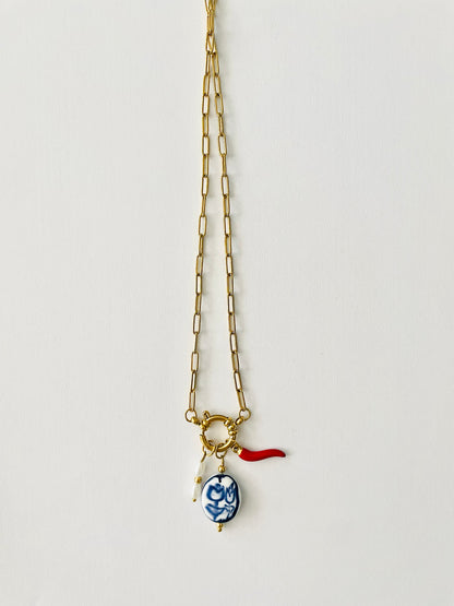Collana Capri con cornetto