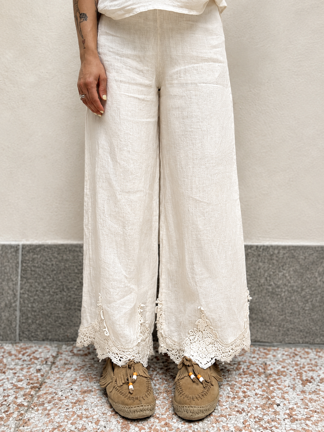 Pantalone Eivissa ricamato