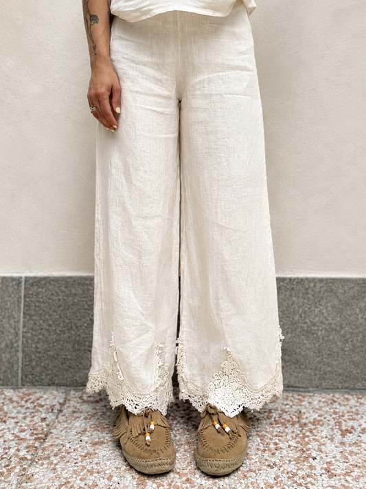 Pantalone Eivissa ricamato