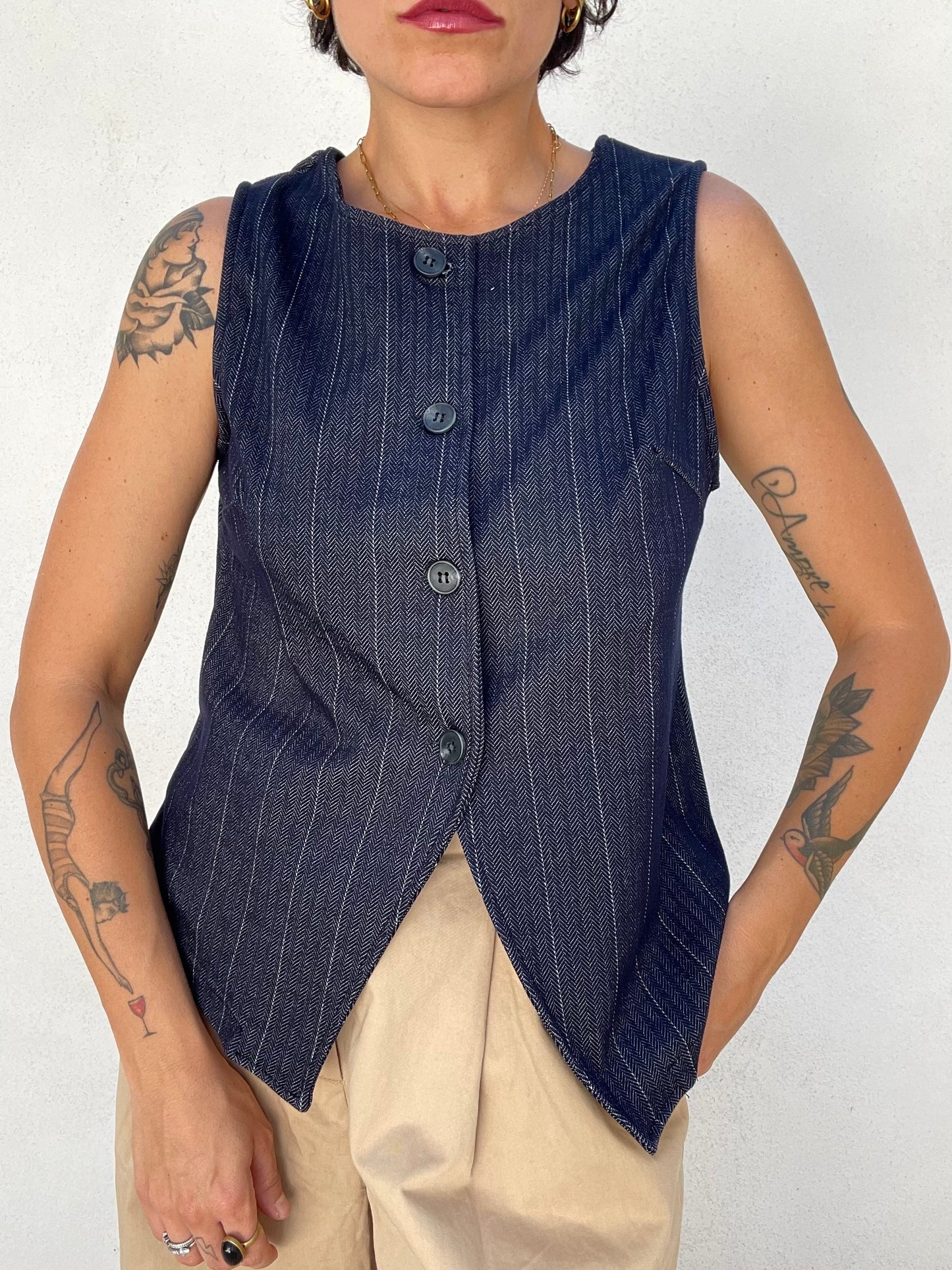 Gilet New York Blu scuro
