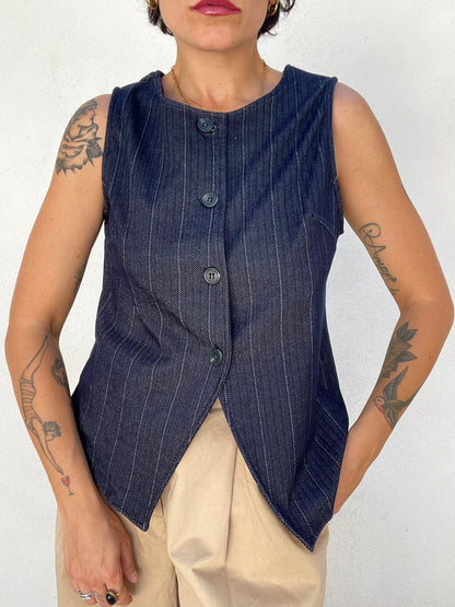 Gilet New York Blu scuro