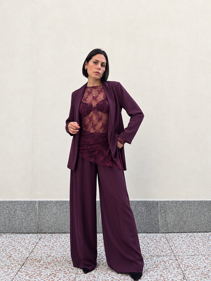 Tailleur Ginevra Bordeaux