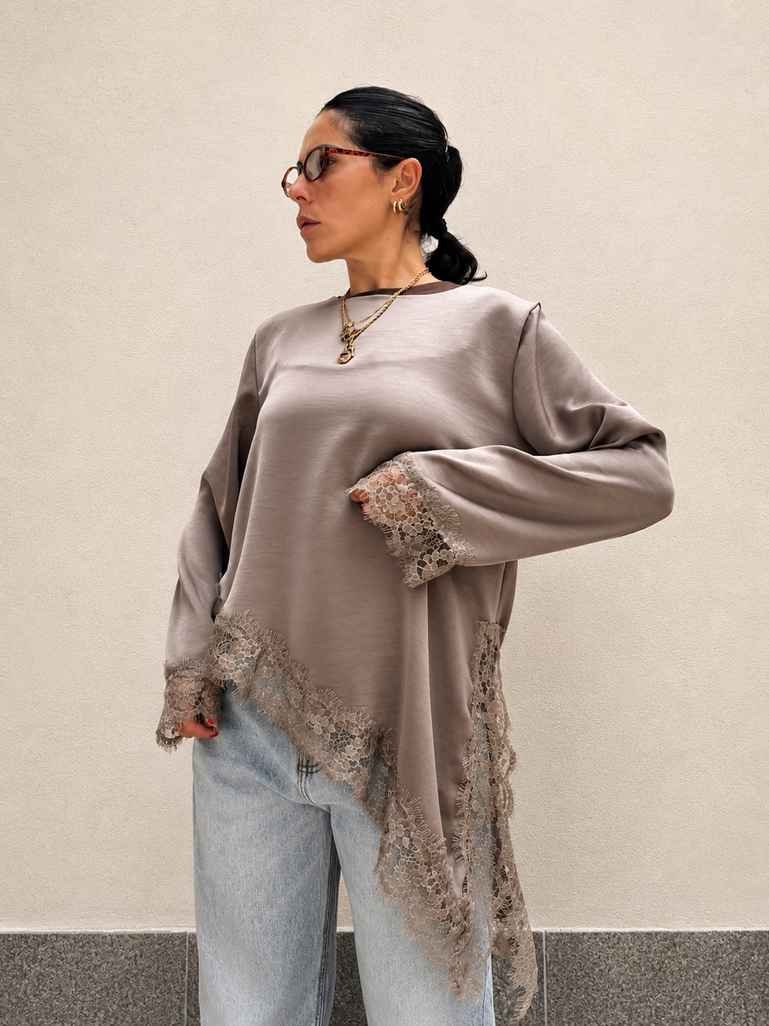 Maglia Amelì in pizzo