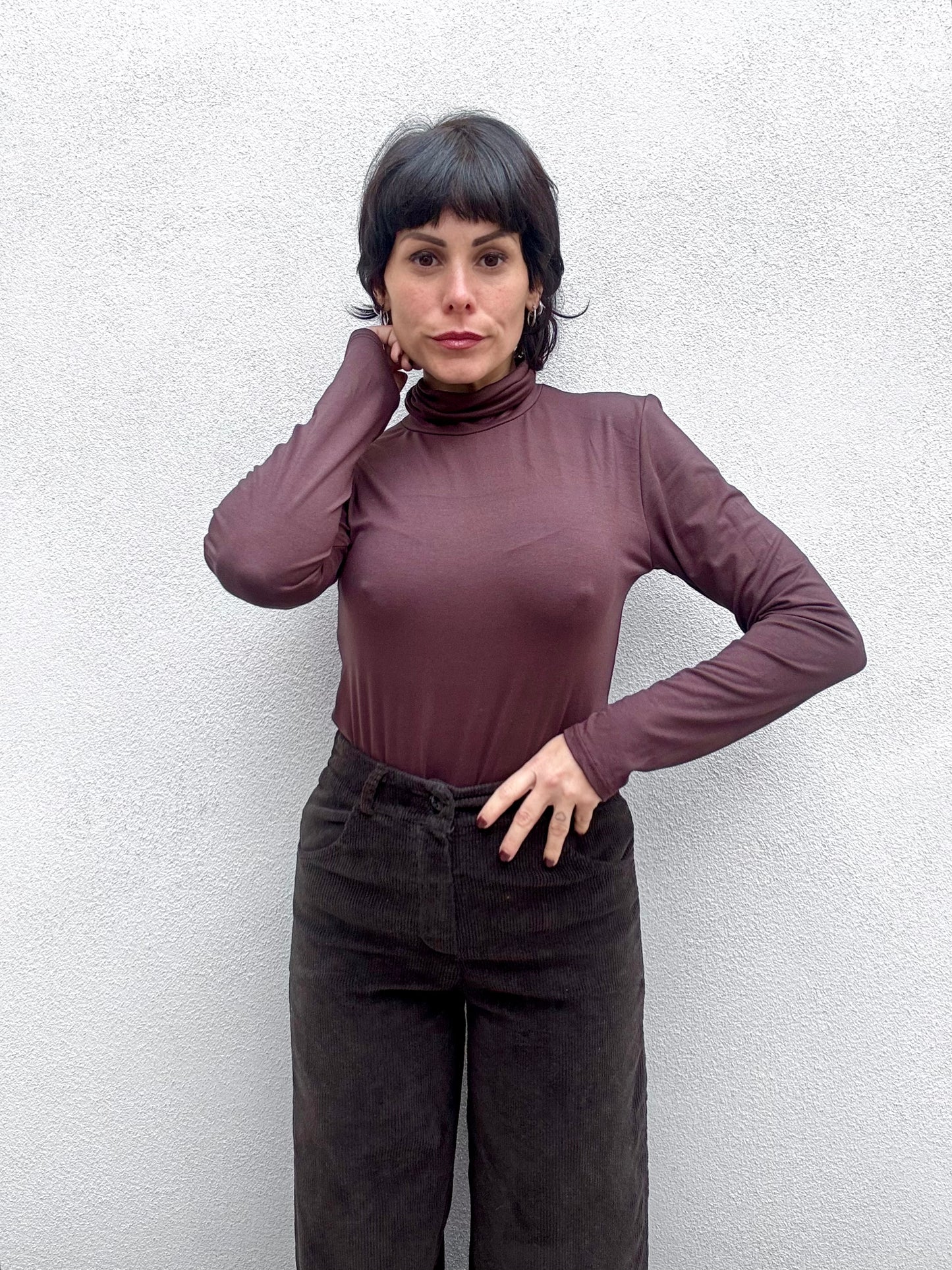 Pantalone costine velluto