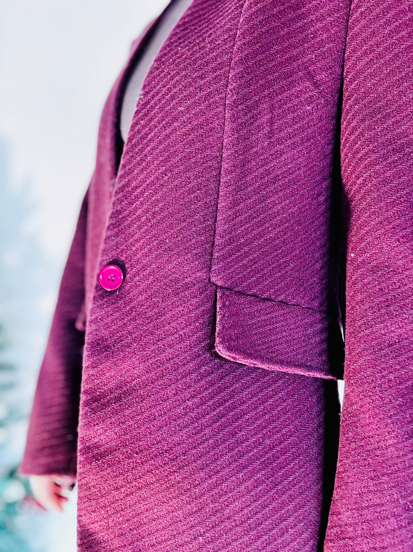 Blazer Vintage Bordeaux