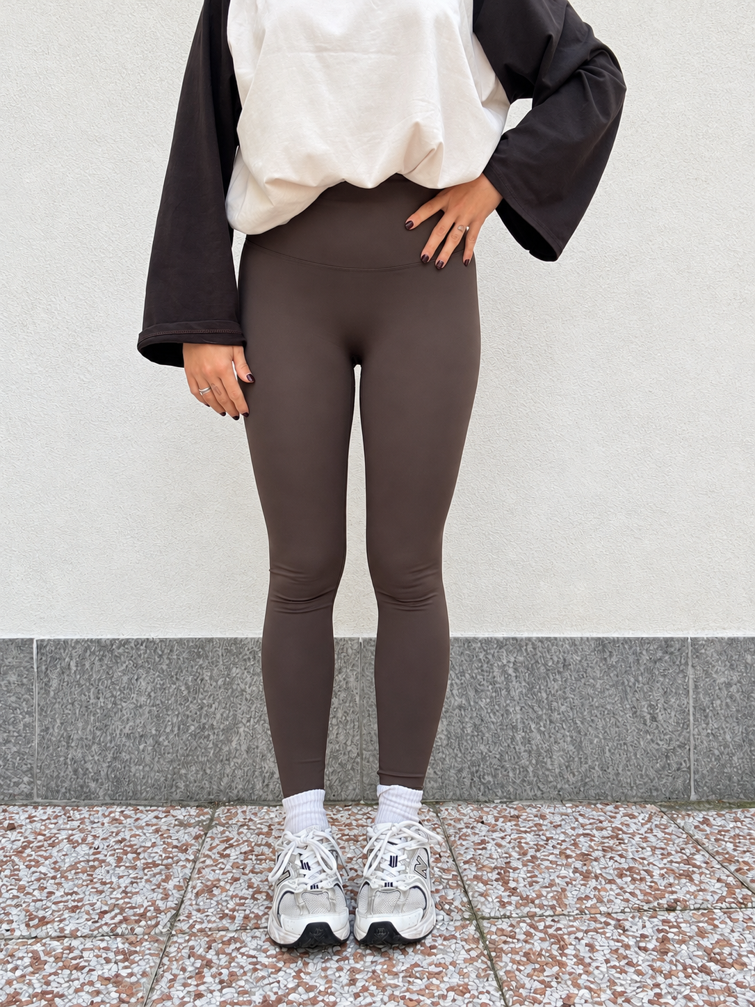 Leggins Push up Marroni