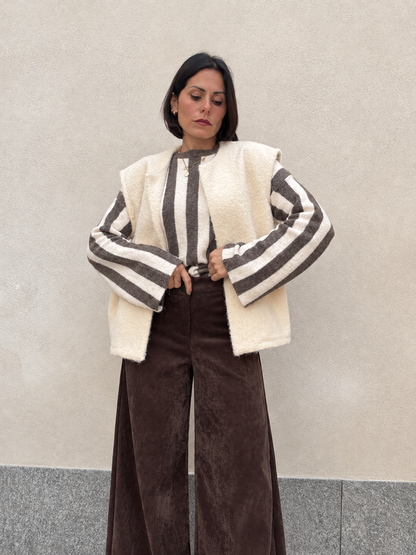 Gilet Nuvola Panna