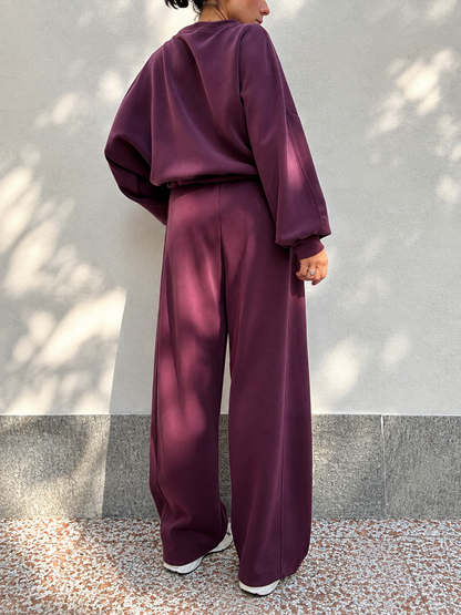 Tuta Soft Touch Borgogna
