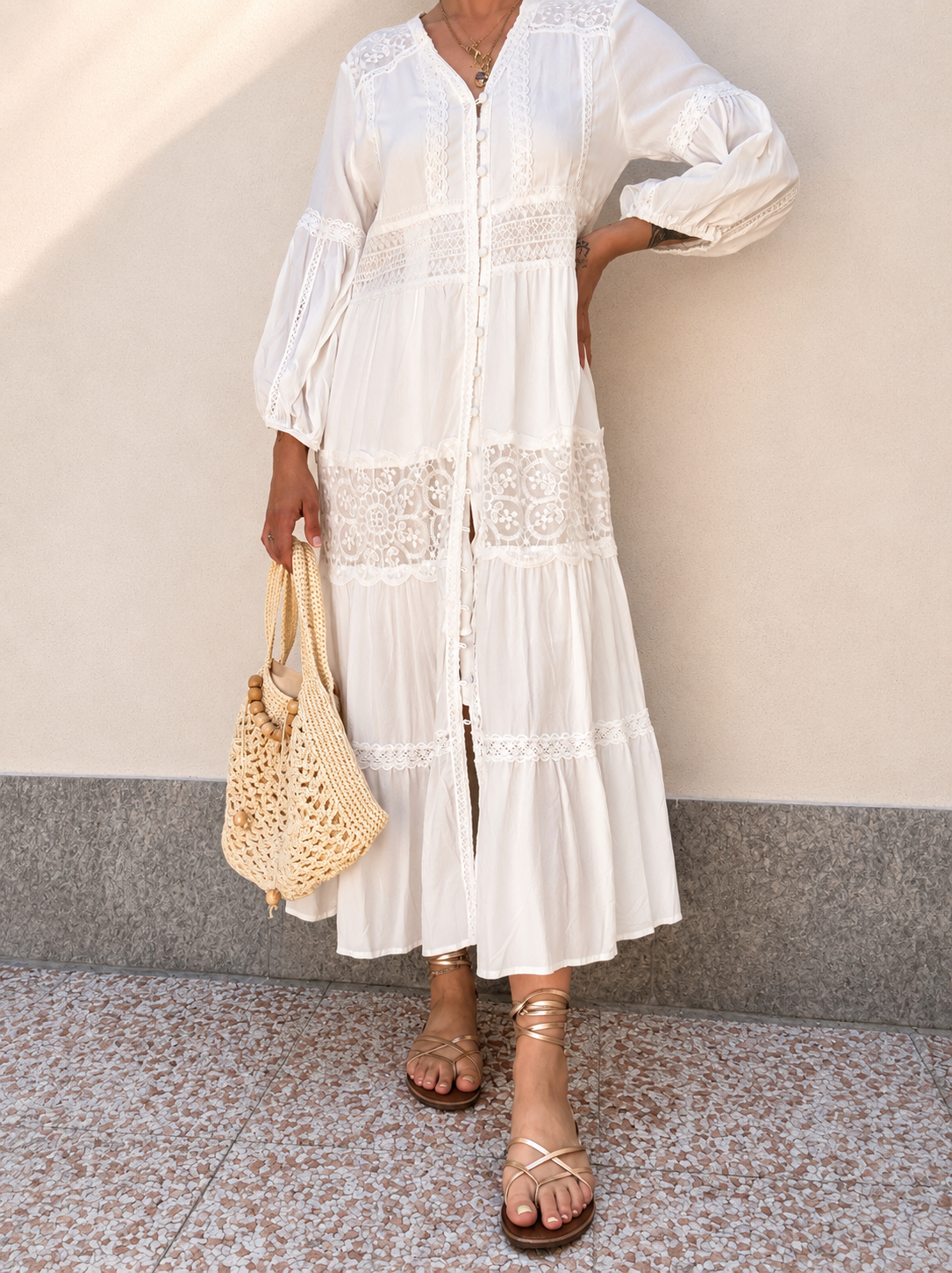 Abito Mykonos bianco
