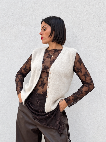 Gilet Cozy Crema