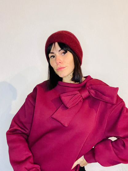 Cappello Wool Bordeaux
