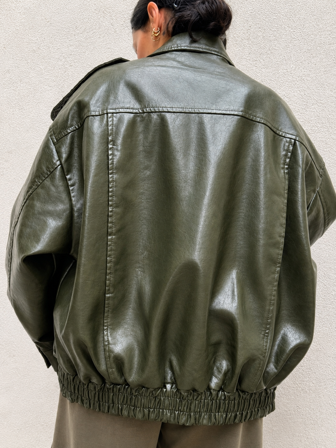 Biker Oversize Olive