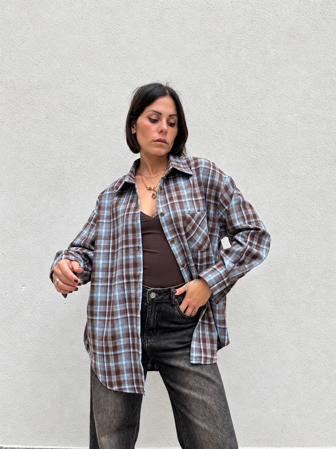 Camicia Oversize con taschino