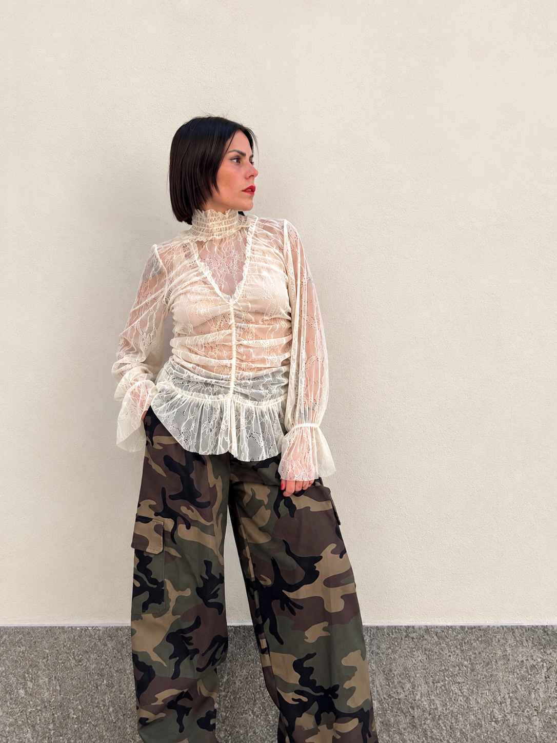 Blusa in pizzo Romantic
