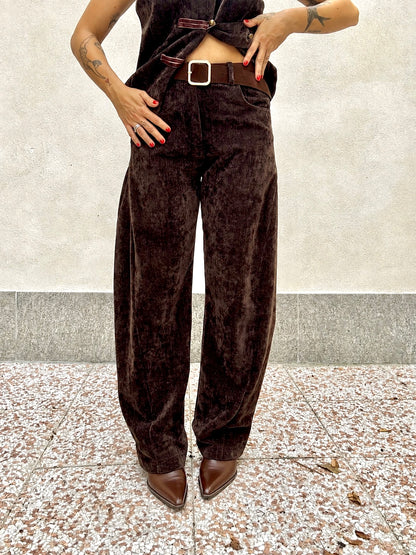 Pantalone Moka velluto