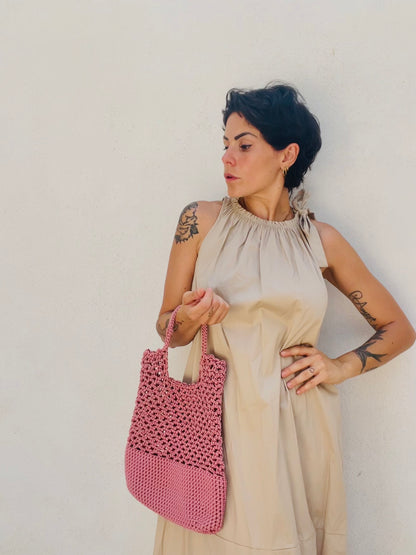 Abito Fiocco Beige