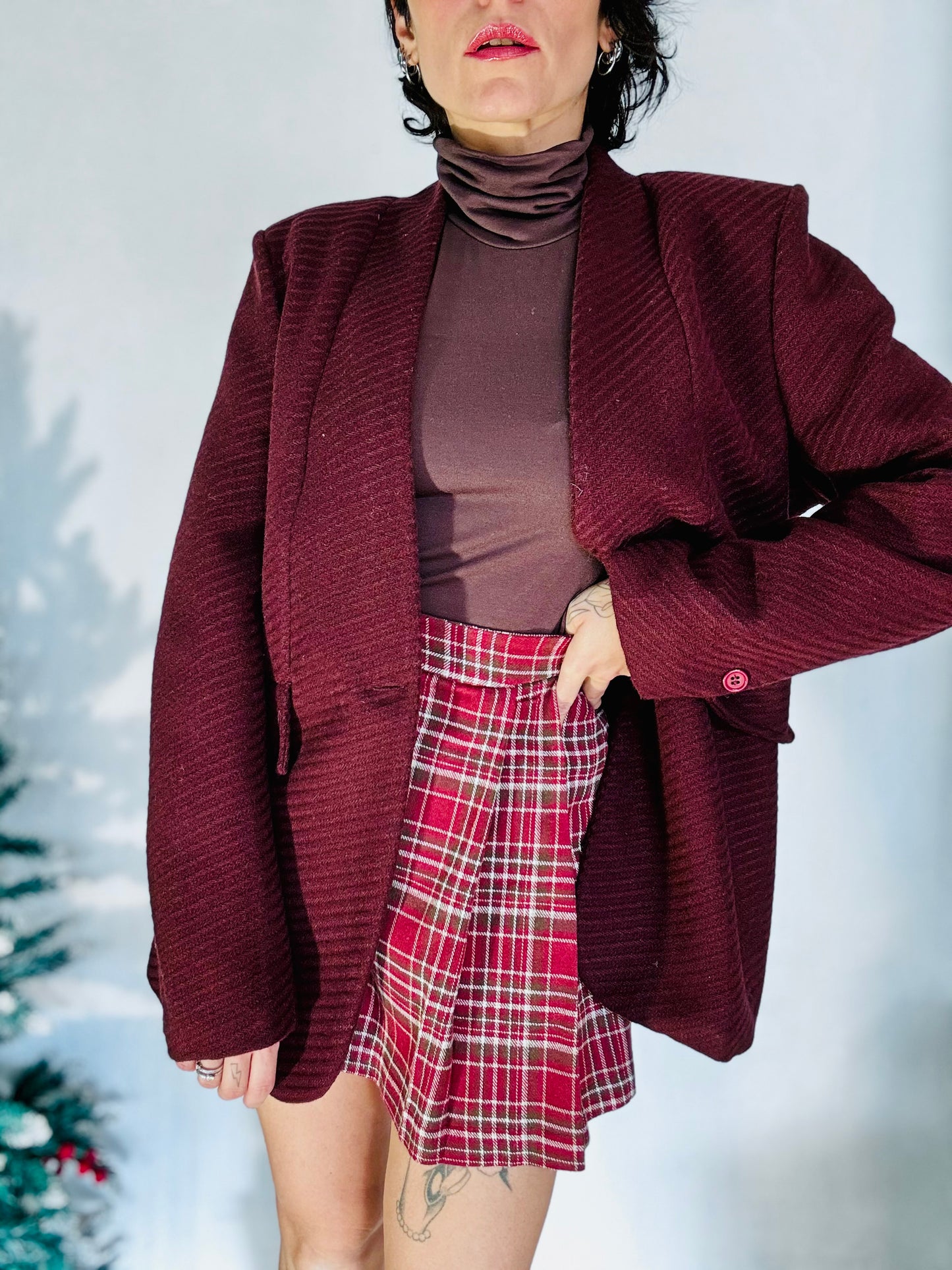 Blazer Vintage Bordeaux