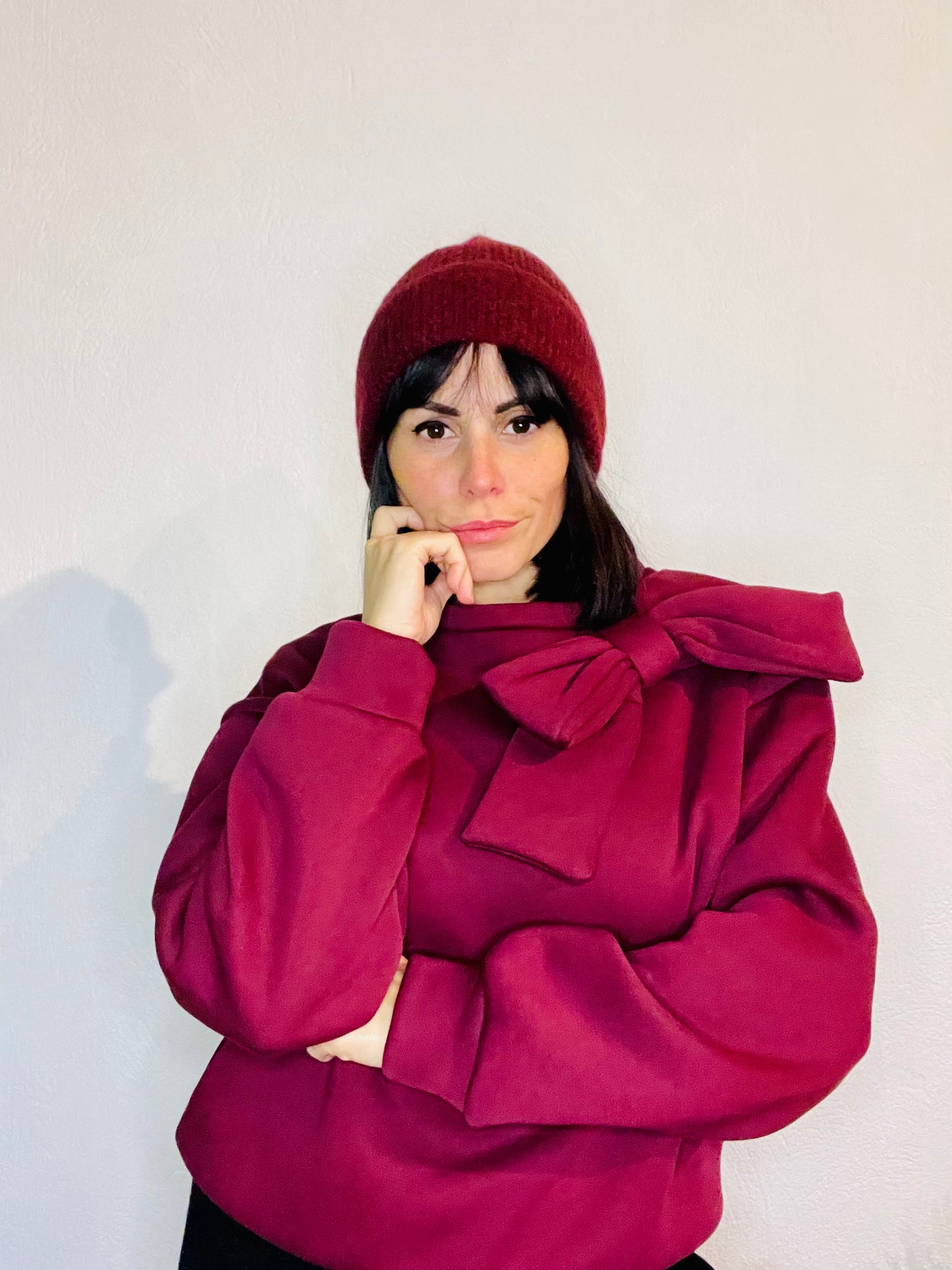 Cappello Wool Bordeaux