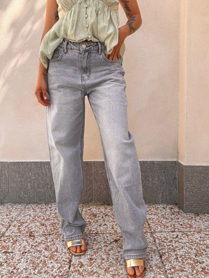 Jeans ballon denim chiaro