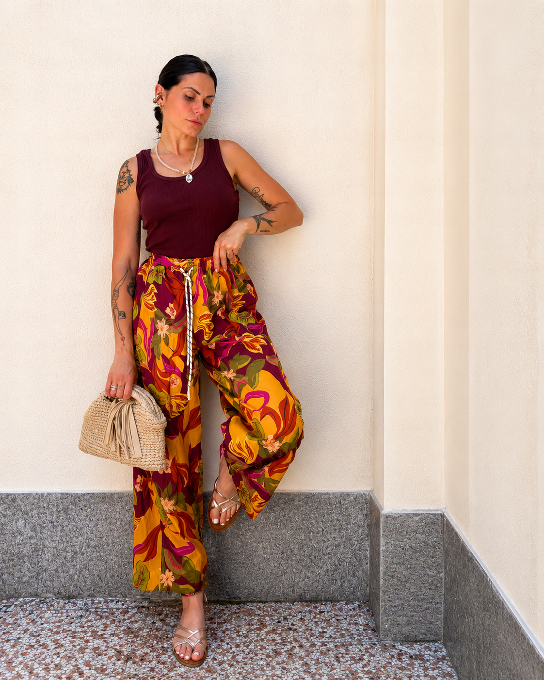 Canotta Basic Bordeaux