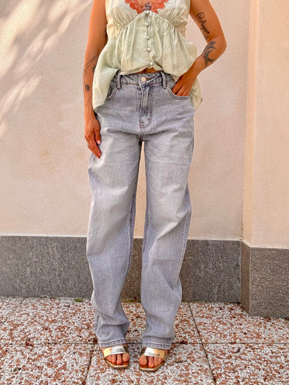Jeans ballon denim chiaro