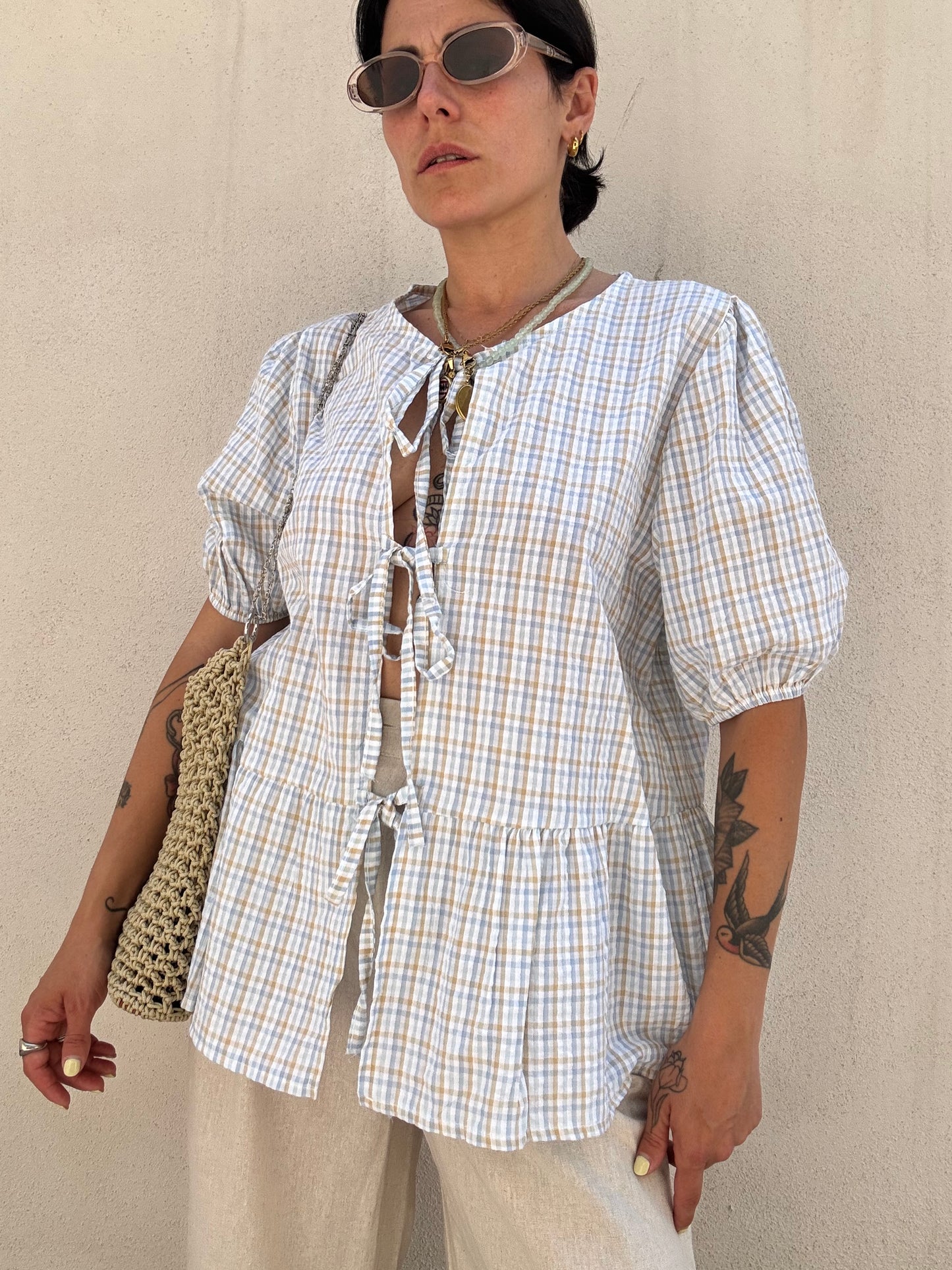 Camicia Romantica Sky