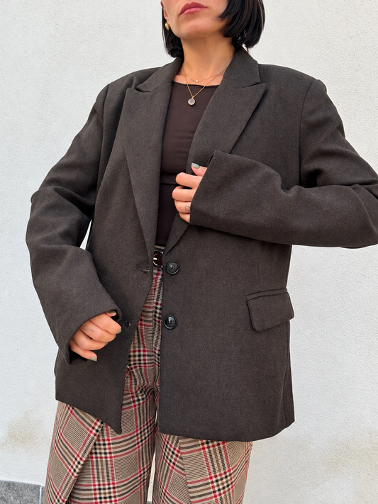 Blazer Oversize Kelly Marrone