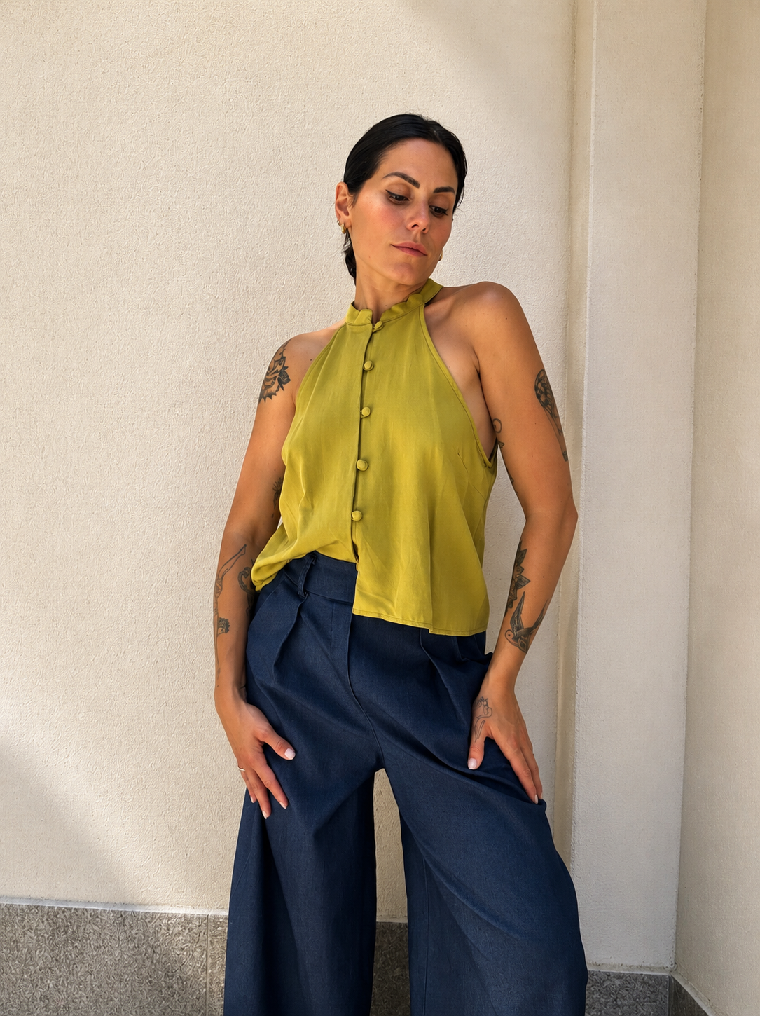 Pantalone Balloon Denim