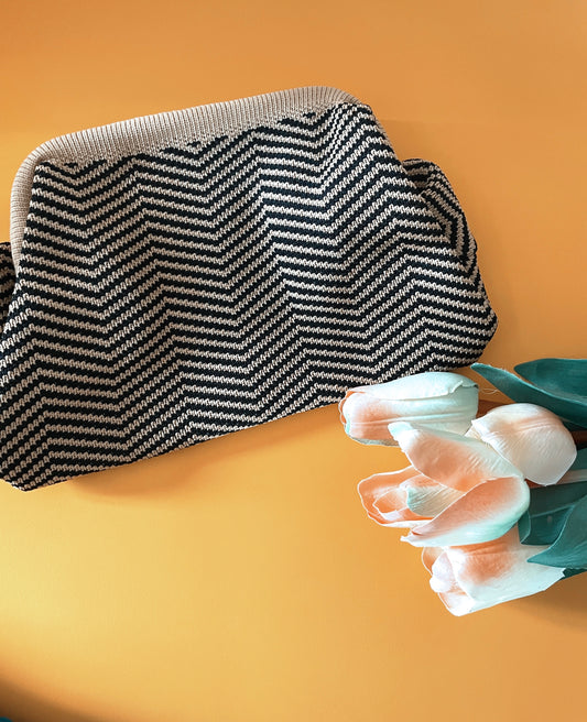 Borsa Clutch Zig zag