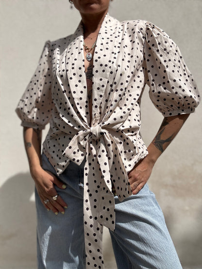 Blusa a pois Panna