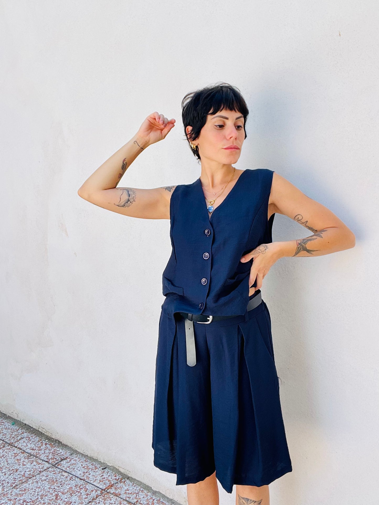 Coordinato Iris Gilet Blu Navi