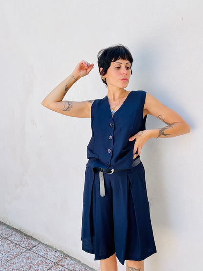 Coordinato Iris Gilet Blu Navi