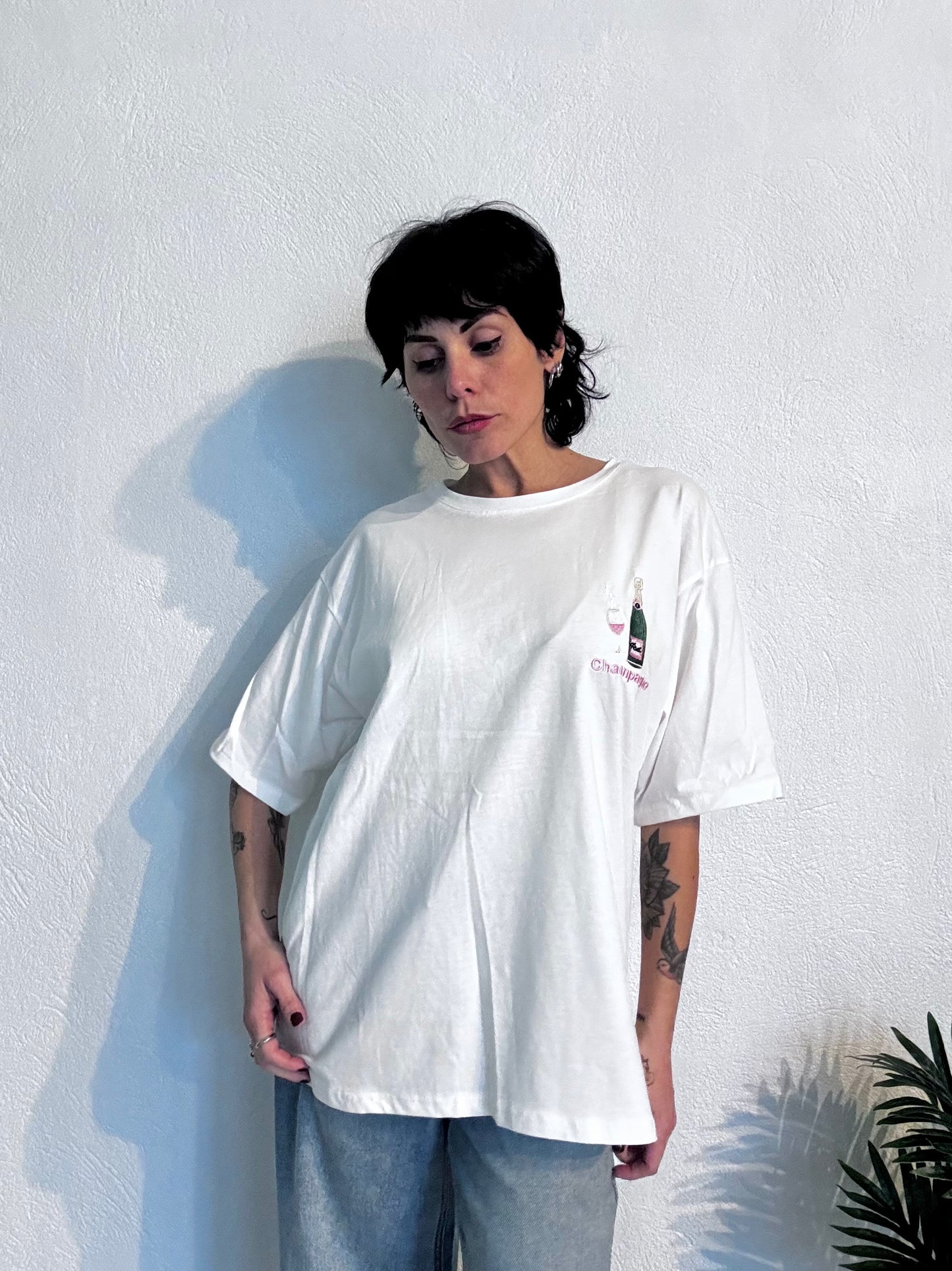 T-shirt 100% cotone “Champagne”
