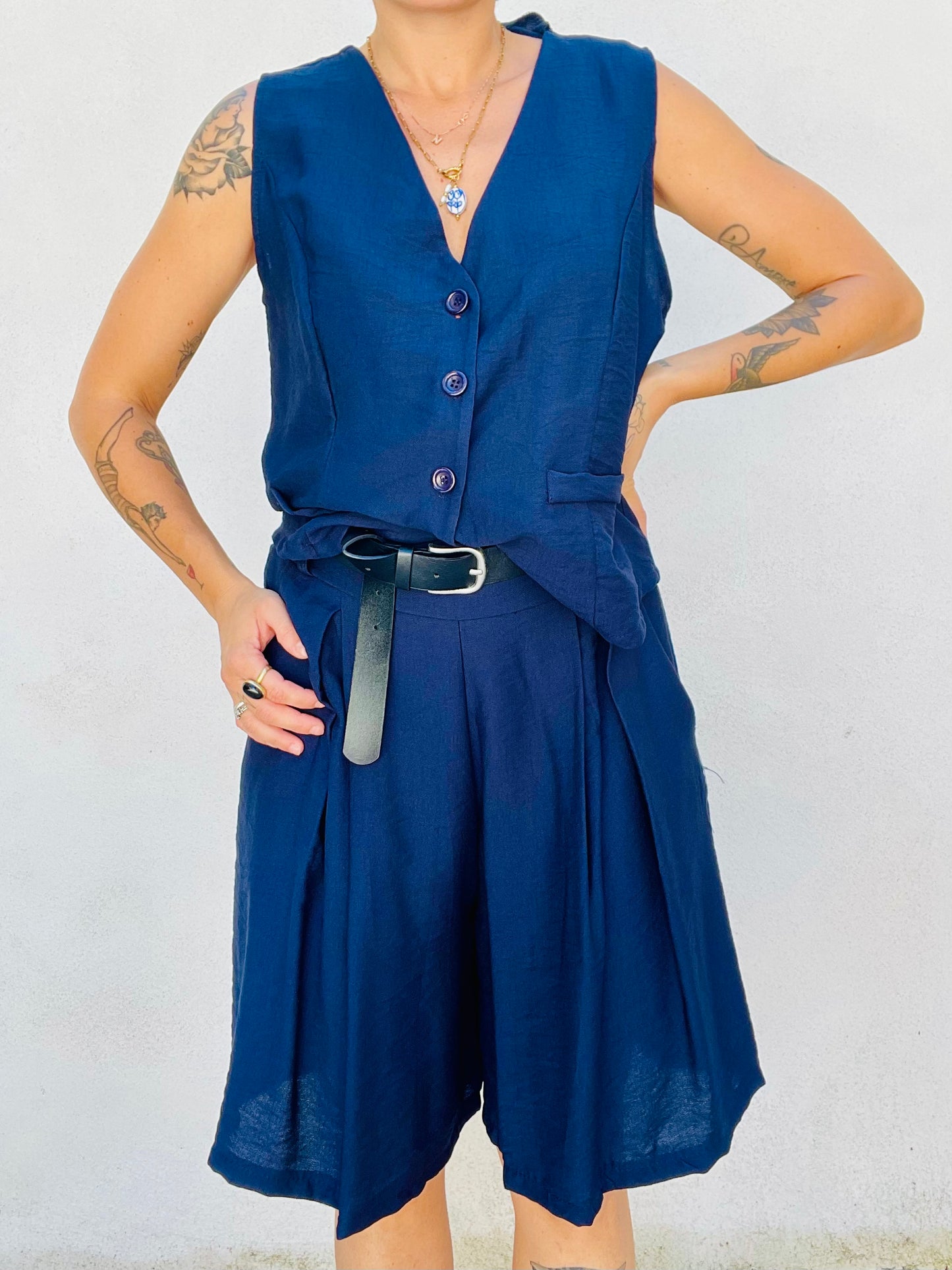 Coordinato Iris Gilet Blu Navi