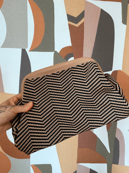 Borsa Clutch Zig zag