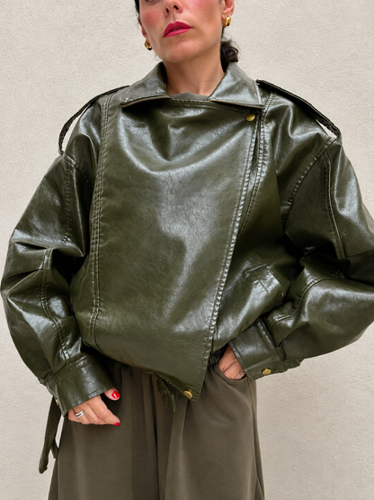 Biker Oversize Olive
