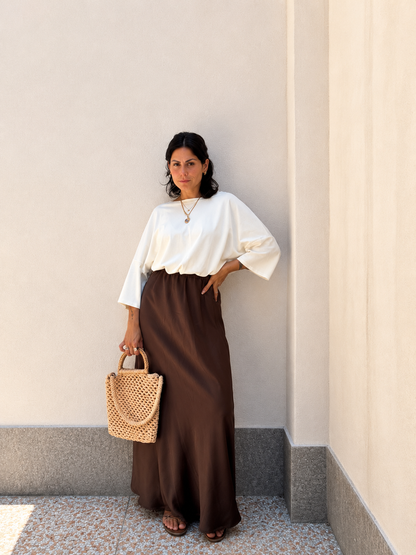 T-shirt oversize Crema
