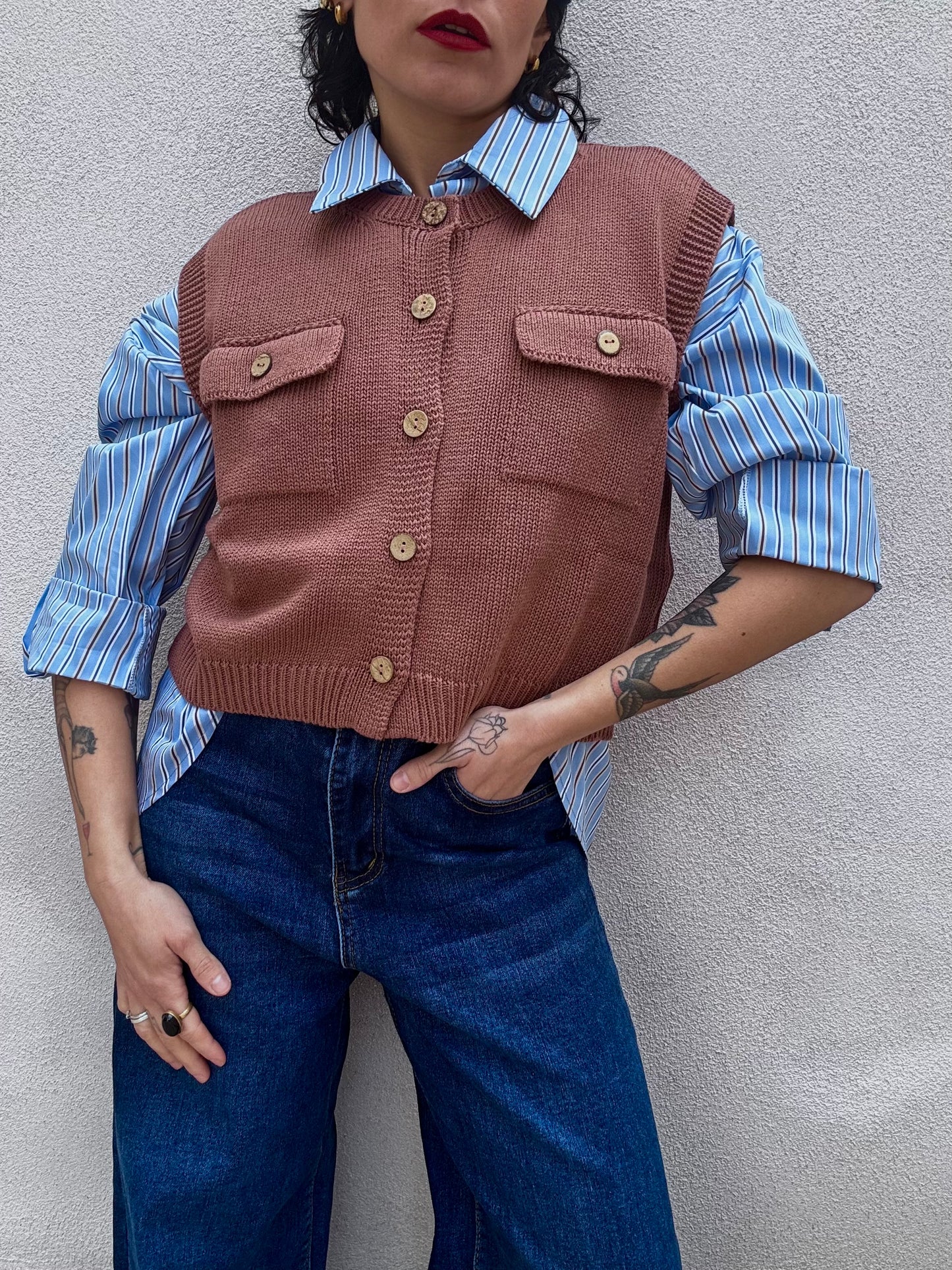 Gilet in maglia