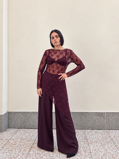 Tailleur Ginevra Bordeaux