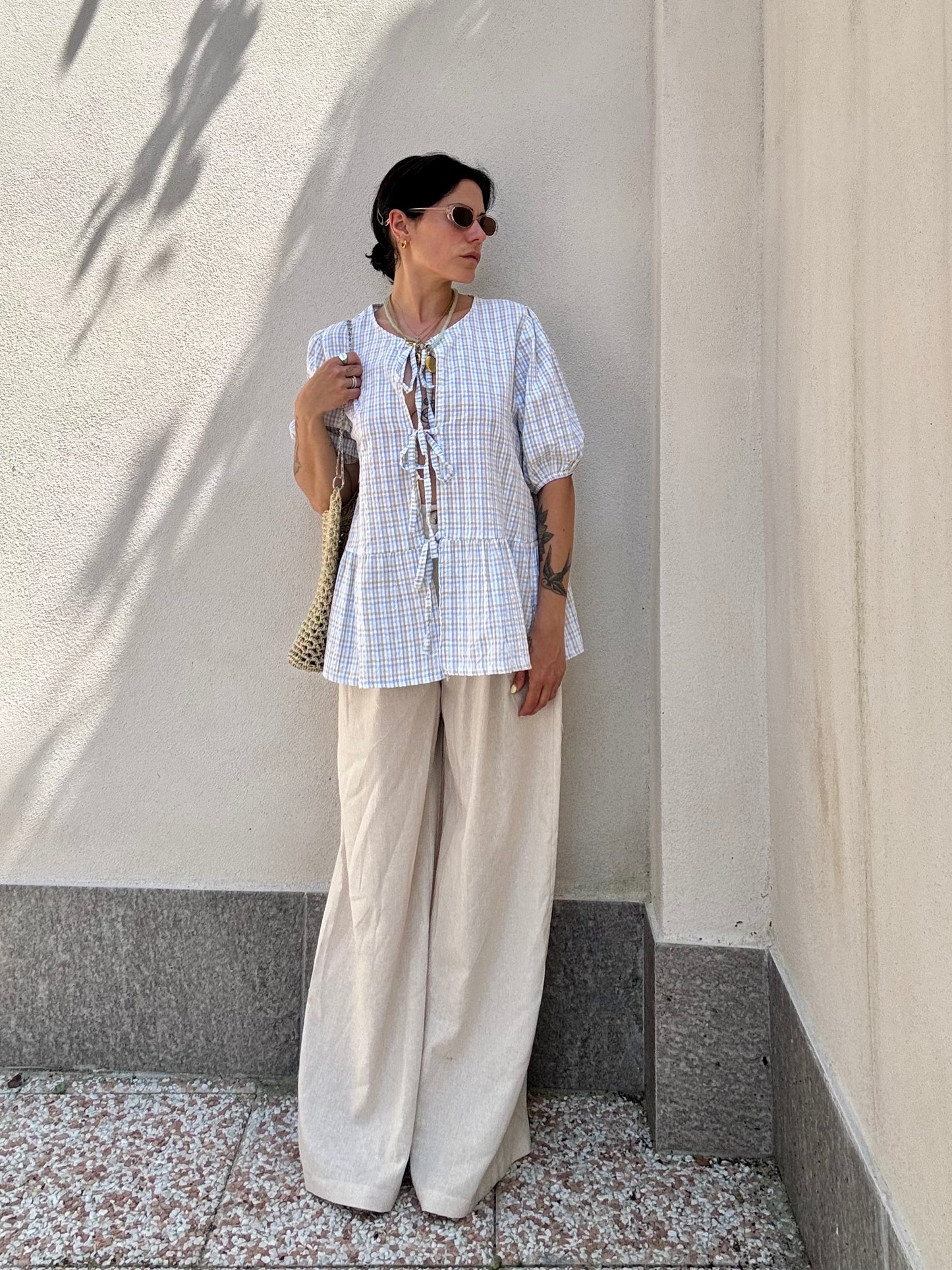 Camicia Romantica Sky
