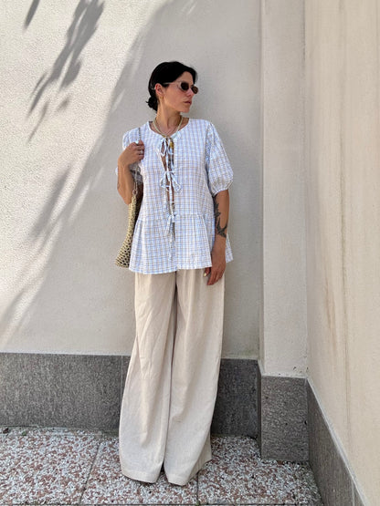 Camicia Romantica Sky