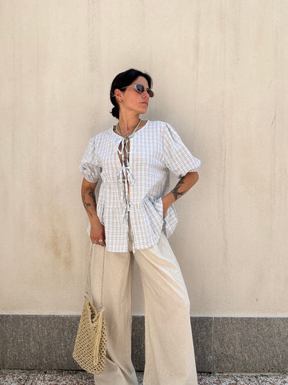 Camicia Romantica Sky