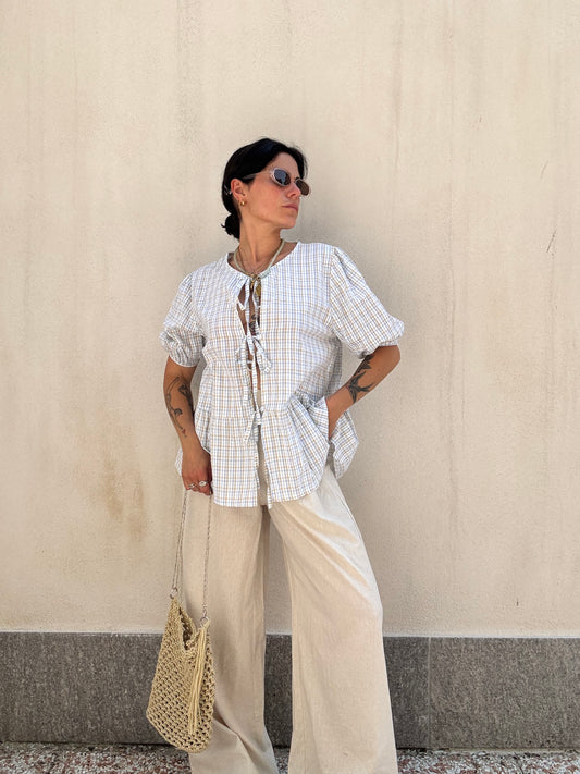 Camicia Romantica Sky